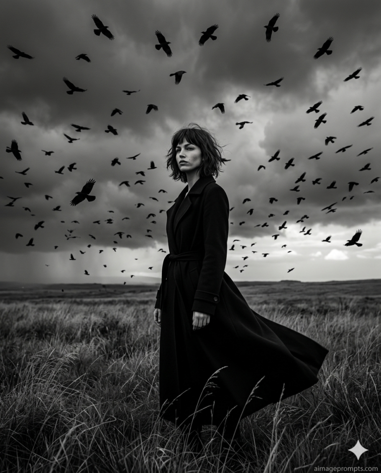 Storm Crow Portrait